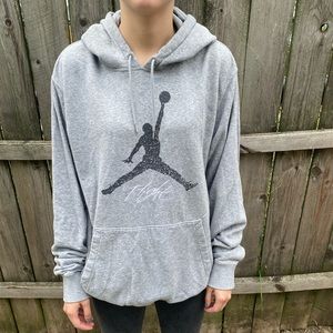 Grey Jordan hoodie